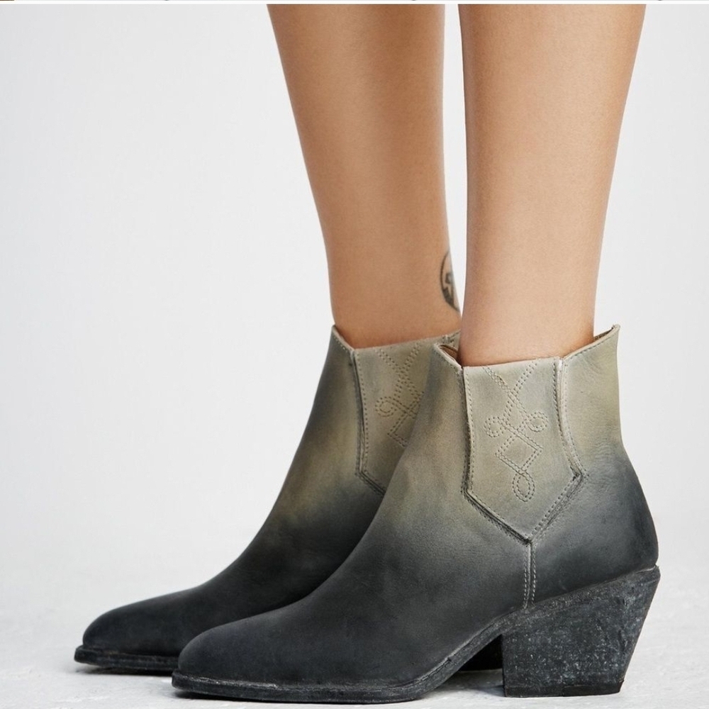 ISO Size 10! Free People Ombré× Farylrobin Dover William Leather Western Boots